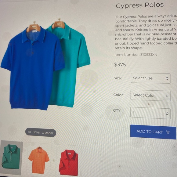 NWT Maus & Hoffman Men’s Polo - Picture 2 of 9